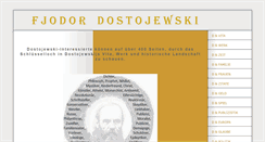 Desktop Screenshot of dostojewski.eu