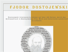 Tablet Screenshot of dostojewski.eu